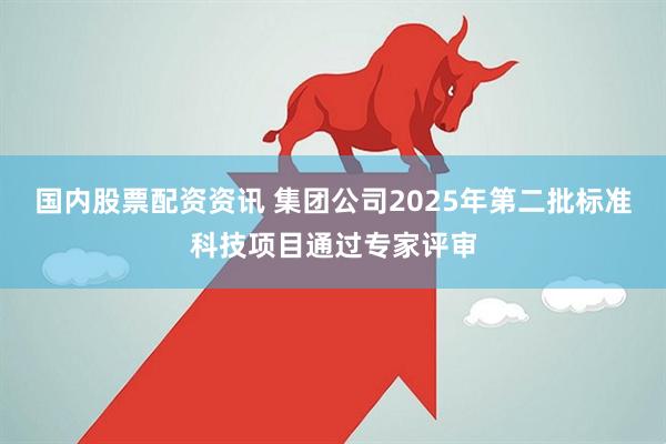 国内股票配资资讯 集团公司2025年第二批标准科技项目通过专家评审